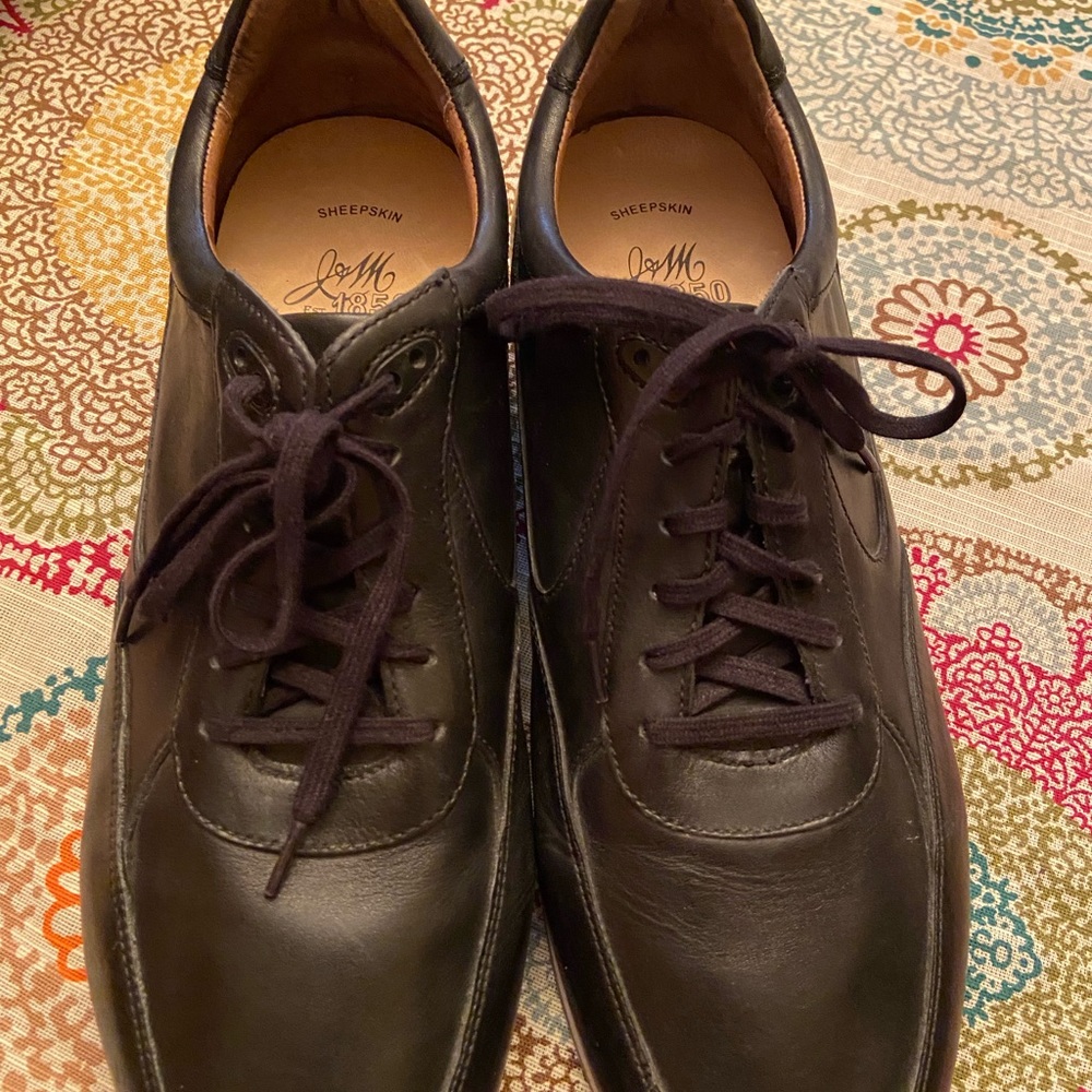 Mens J&M est 1850 shoes, sheepskin